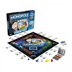 Jogo de Tabuleiro Hasbro Monopoly Super Electronic Banking
